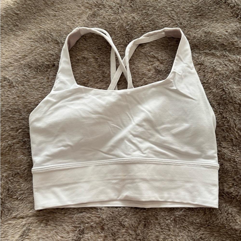 Lululemon size 4 white bra

Excellent condition